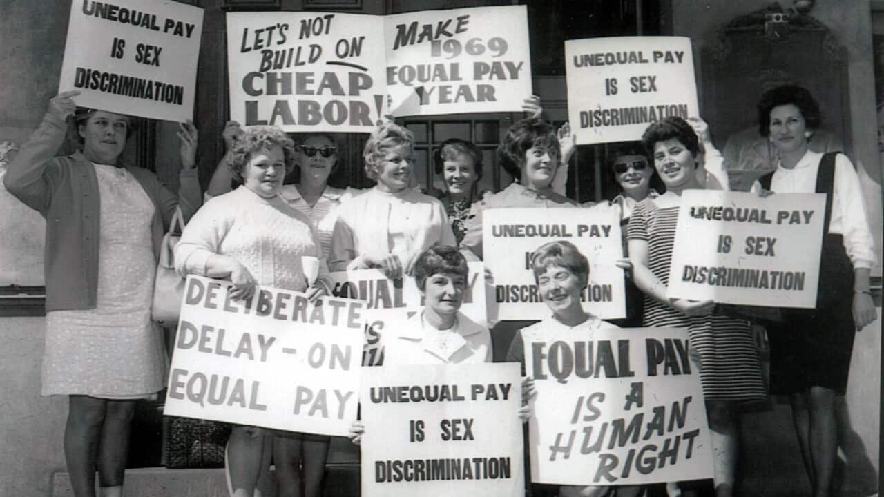 Australian women workers were granted equal pay in 1969.