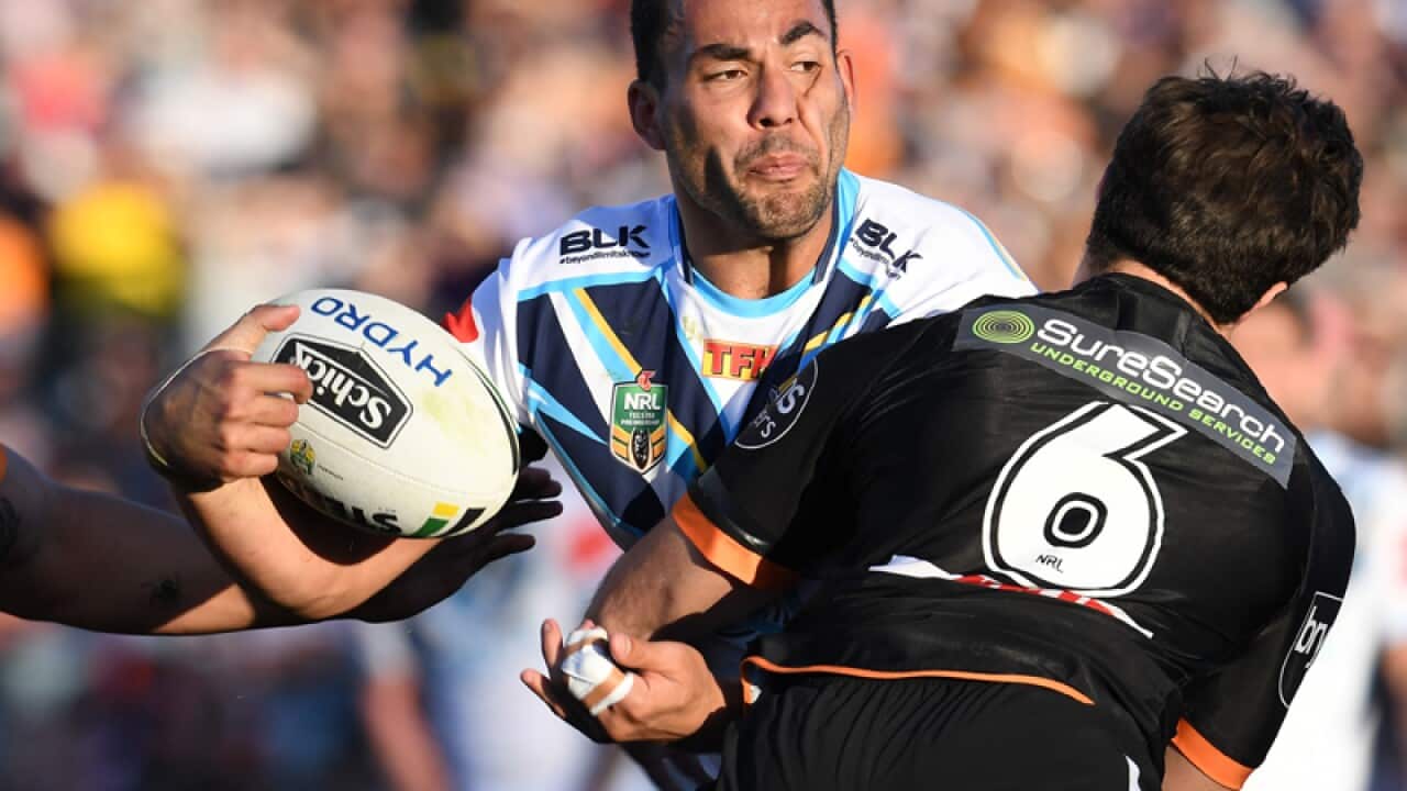 Ryan James for the Titans