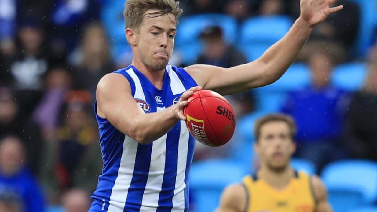 Trent Dumont of the Kangaroos