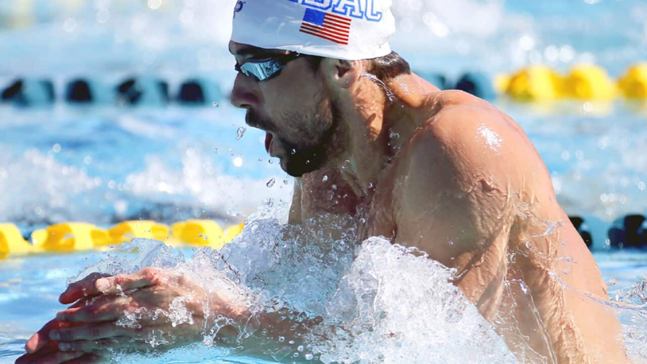 US swimmer Michael Phelps