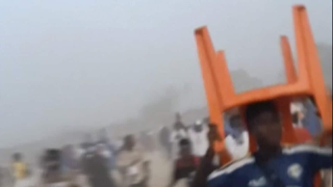 Guinea stadium clash and stampede kills 56 people after disputed refereeing decision Guinea stadium clash and stampede kills 56 people after disputed refereeing decision