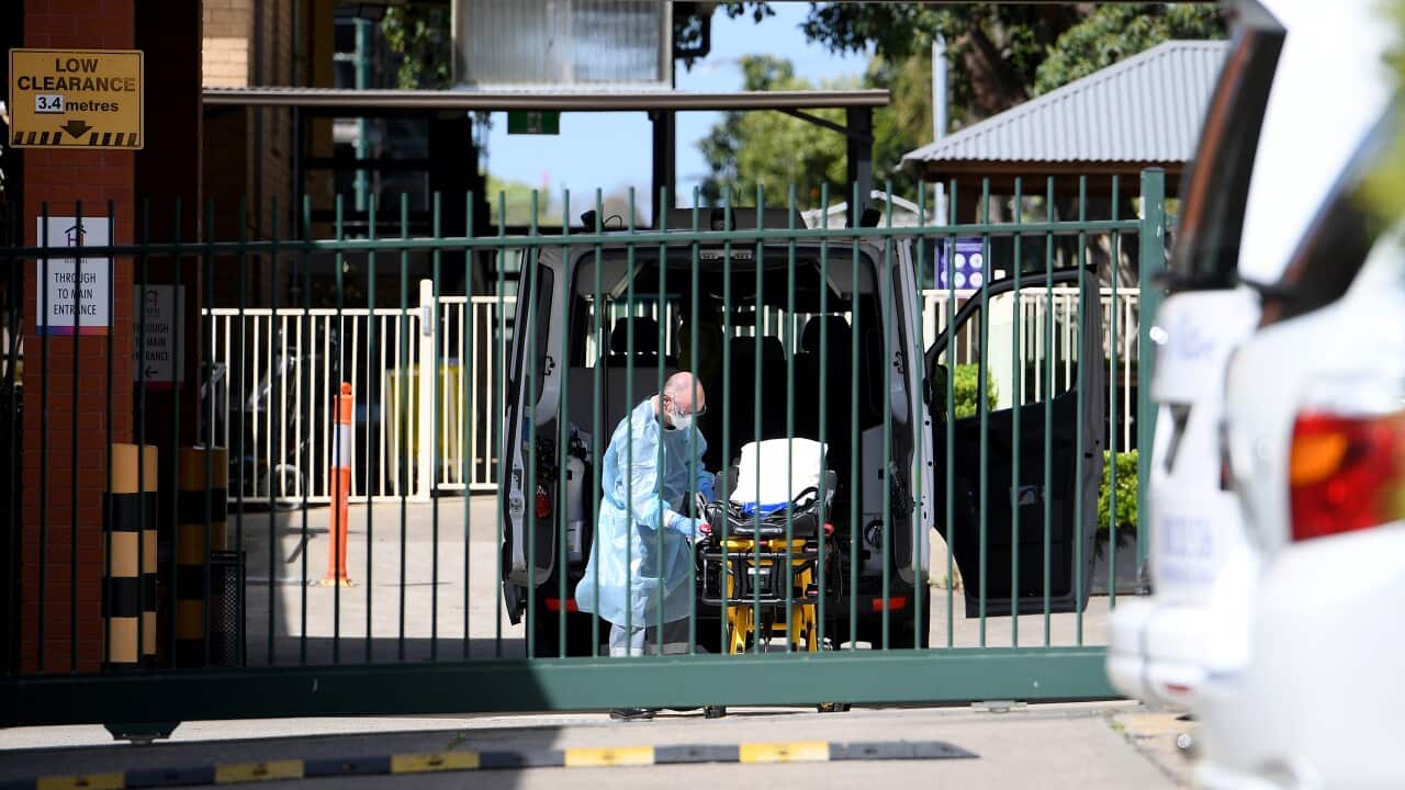 The Hardi Aged Care facility, in Sydney's Guildford in 2021. 