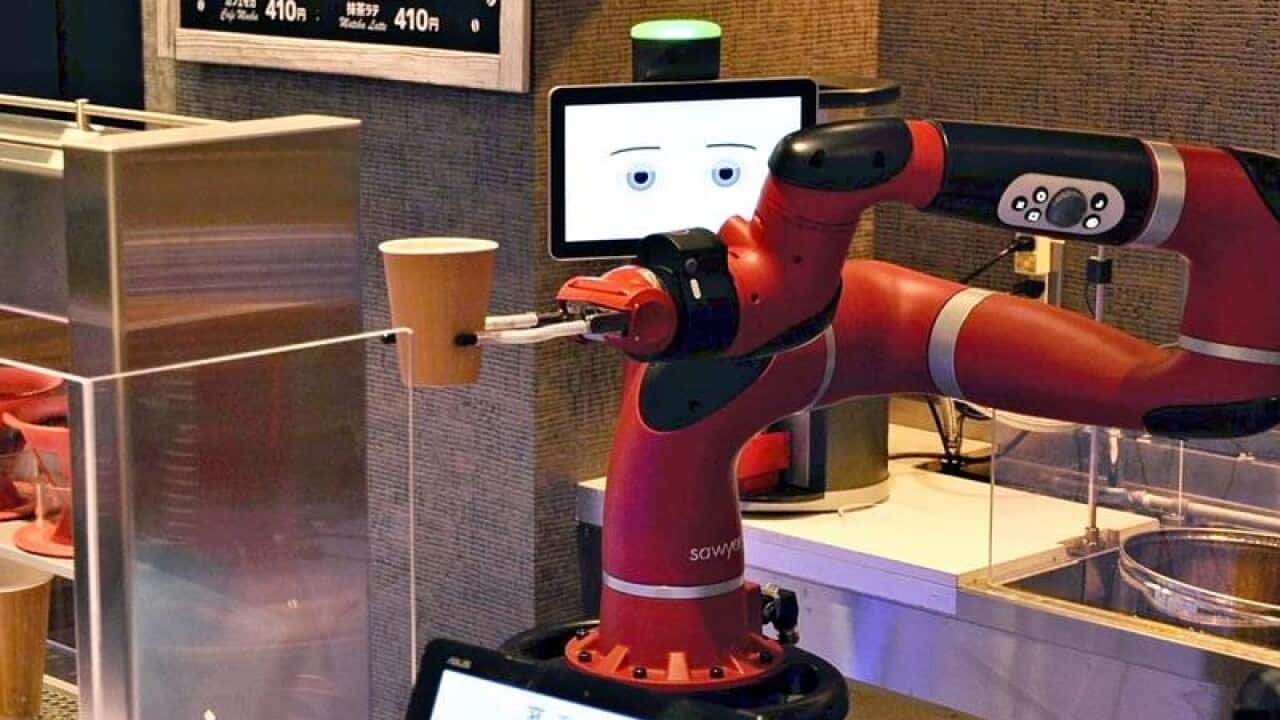 Sawyer the barista robot