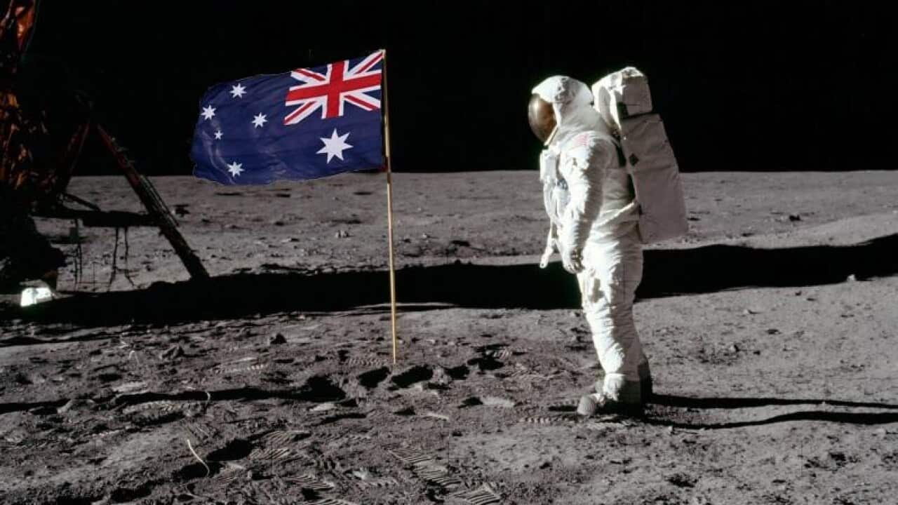 Apollo 11, Mondlandung, NASA, Mond, Raumfahrt, Weltall, Astronaut
