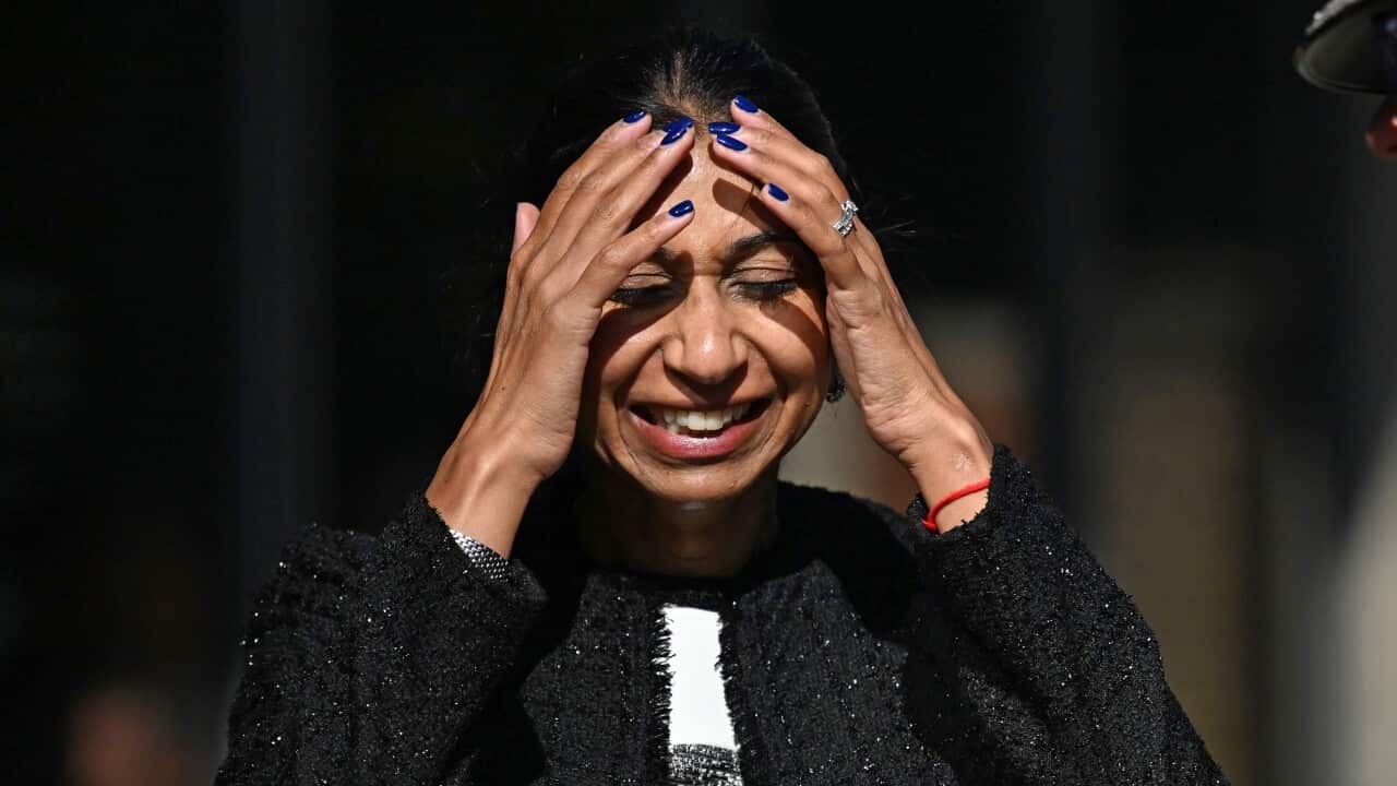 File photo of Suella Braverman who has departed as Home Secretary