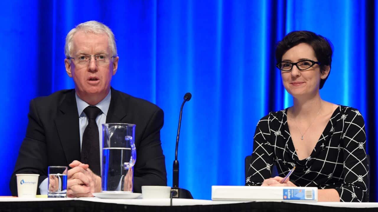 Mark Mentha (left) and Cassandra Mathews (right) from KordaMentha