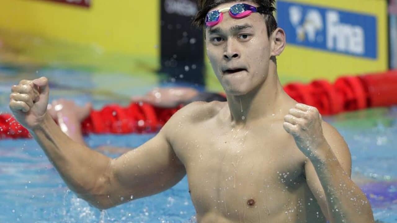 Hungary Swimming Worlds Sun Yang