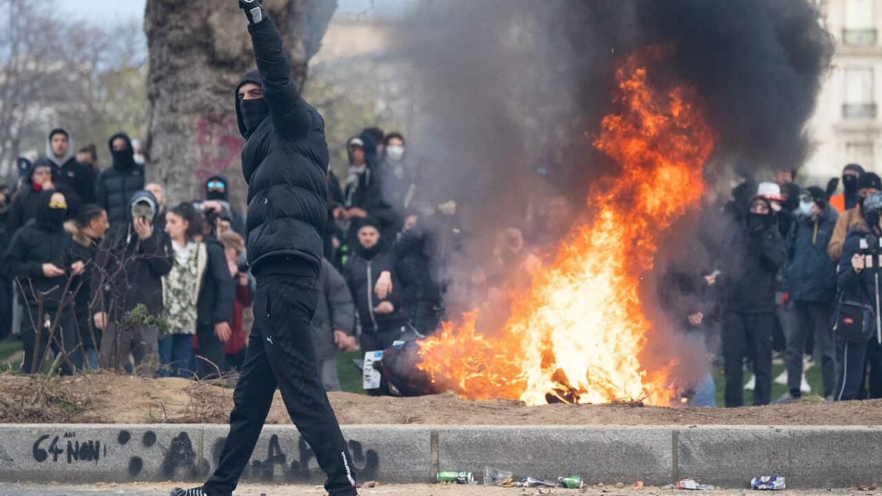 Protest against the pensions reform - Paris
