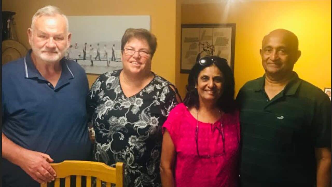 Pen Pals Sunu Kurian from Kerala and Anne Boyton from Sydney