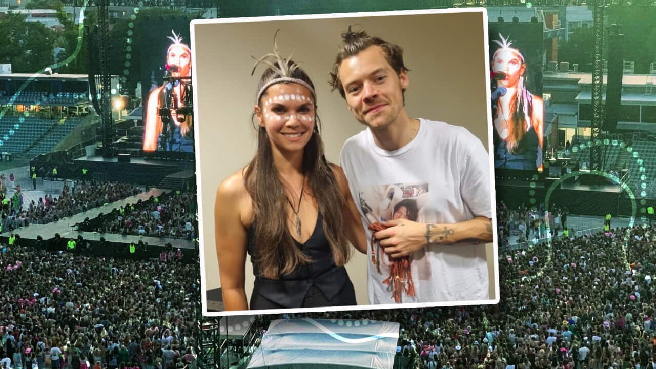 Rickeeta's father didn't know of Harry Styles. Now he's a certified fan  after the duo welcomed him to Country | SBS NITV