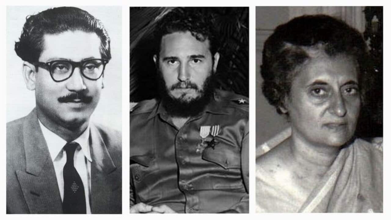 Mujib, Castro, Indira