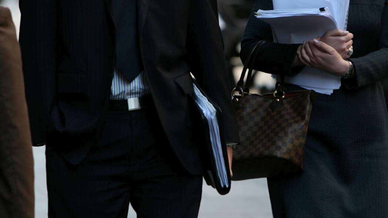 Office workers in Sydney