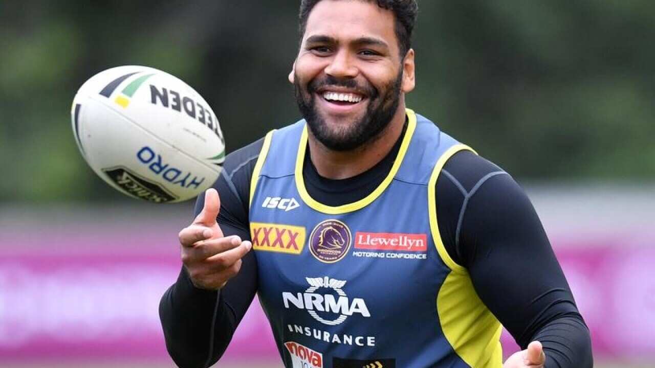 Sam Thaiday is seen.