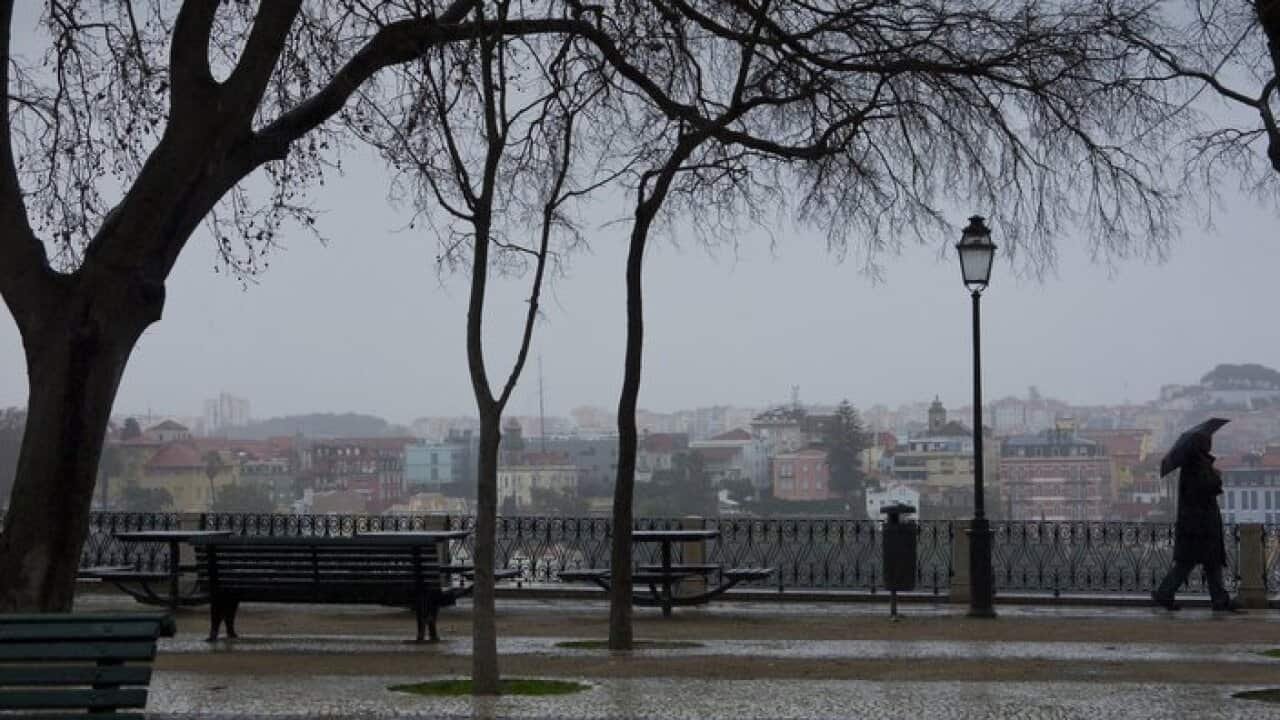 Winter in Lisbon Portugal