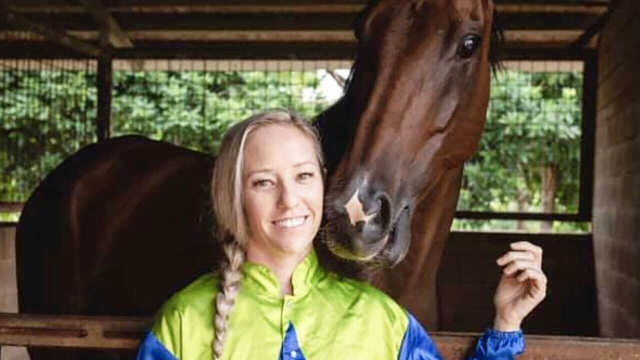 Jockey Melanie Tyndall died on Saturday.