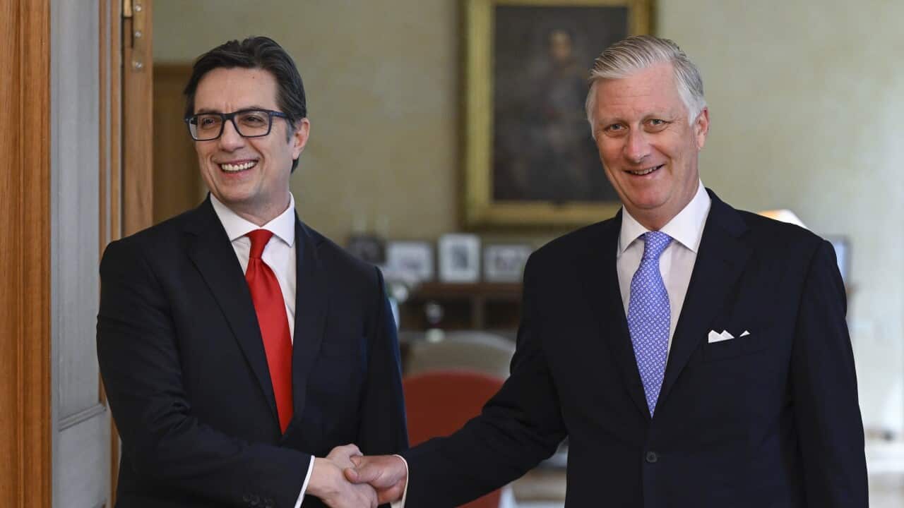Belgium: ROYALS KING MEETS NORTH MACEDONIA REPUBLIC PRESIDENT