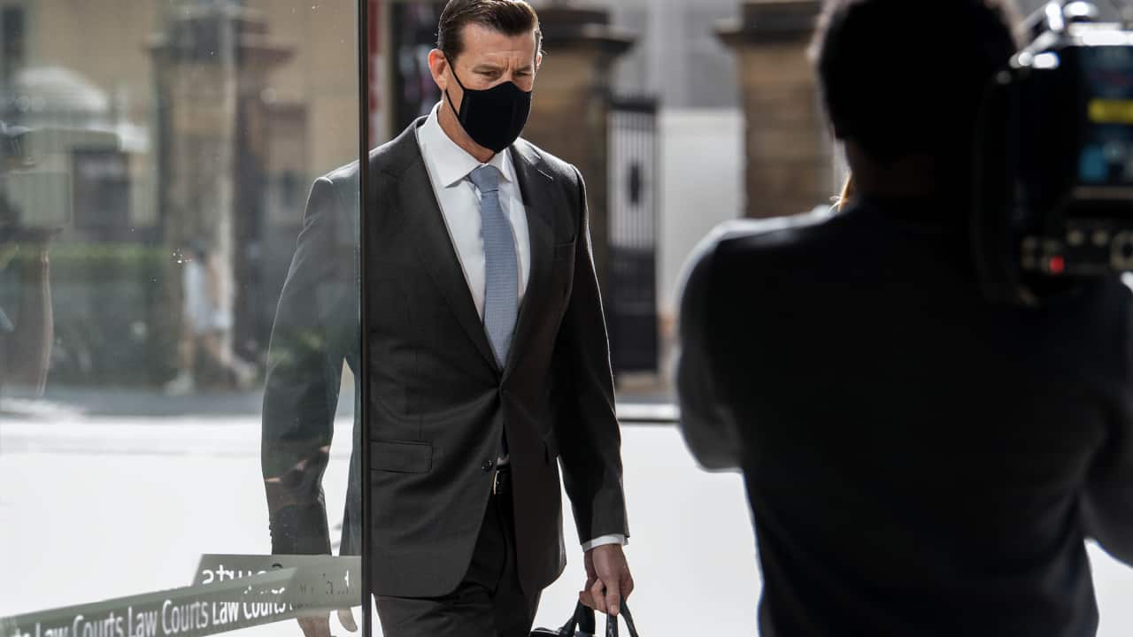 Ben Roberts-Smith arrives at the Federal Court in Sydney, Thursday, 3 February, 2022.