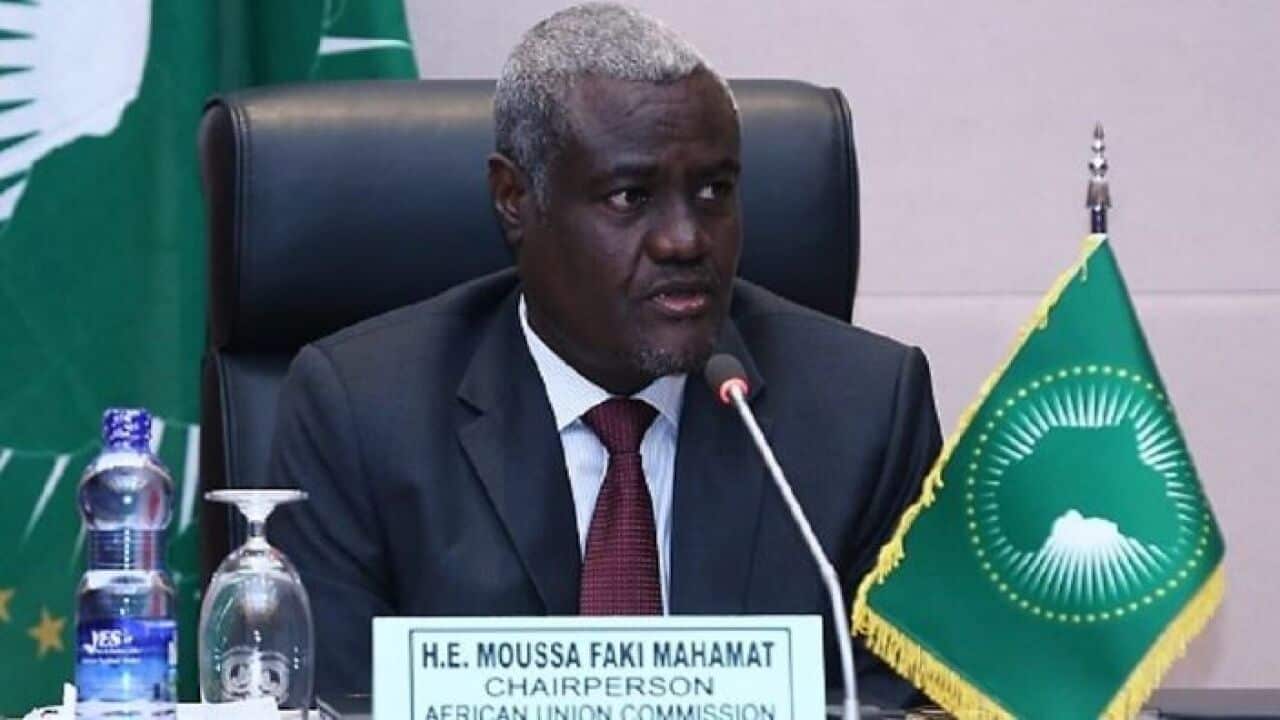 African Union Commission Chairperson Moussa Faki Mahamat