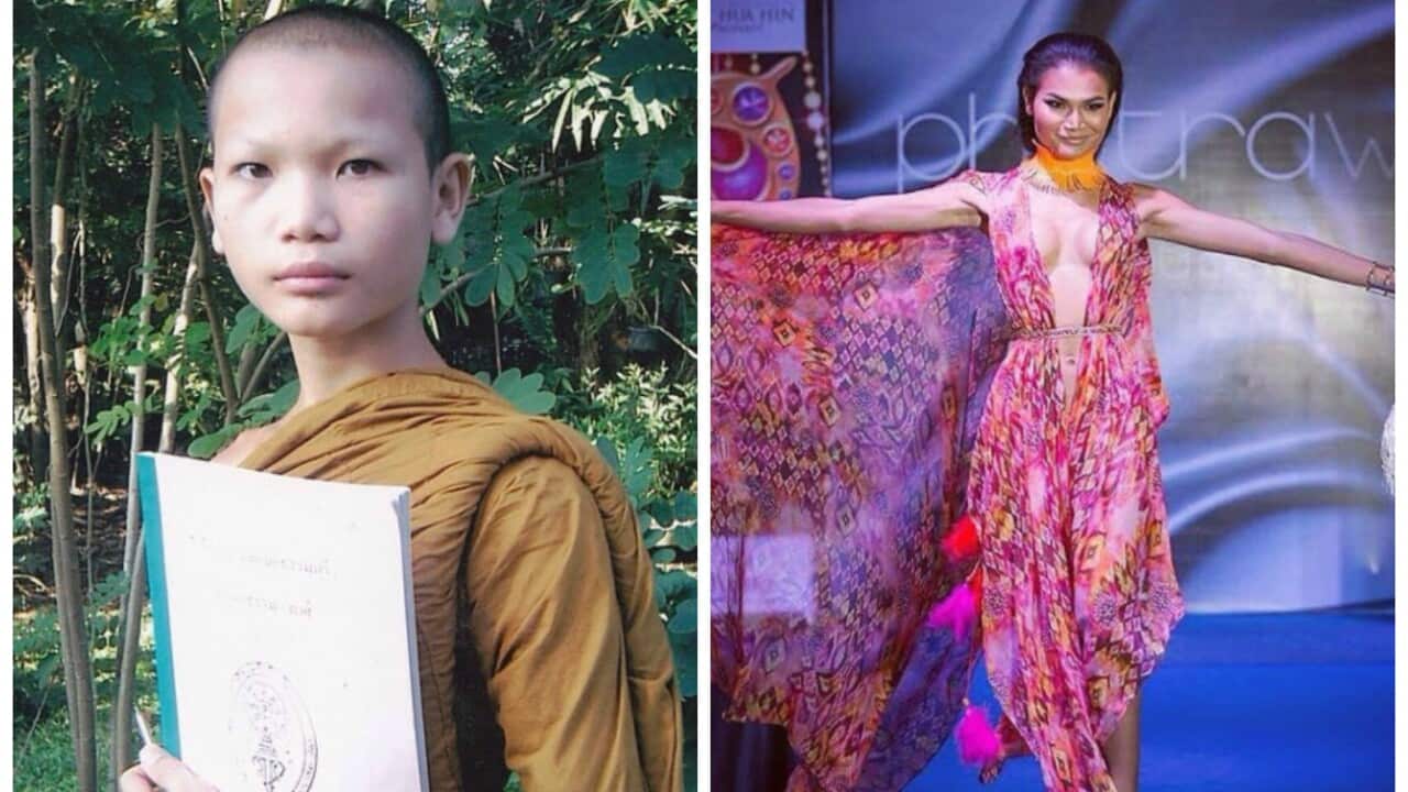 Mimi Tao spent six years as a monk before pursuing her modelling dream.