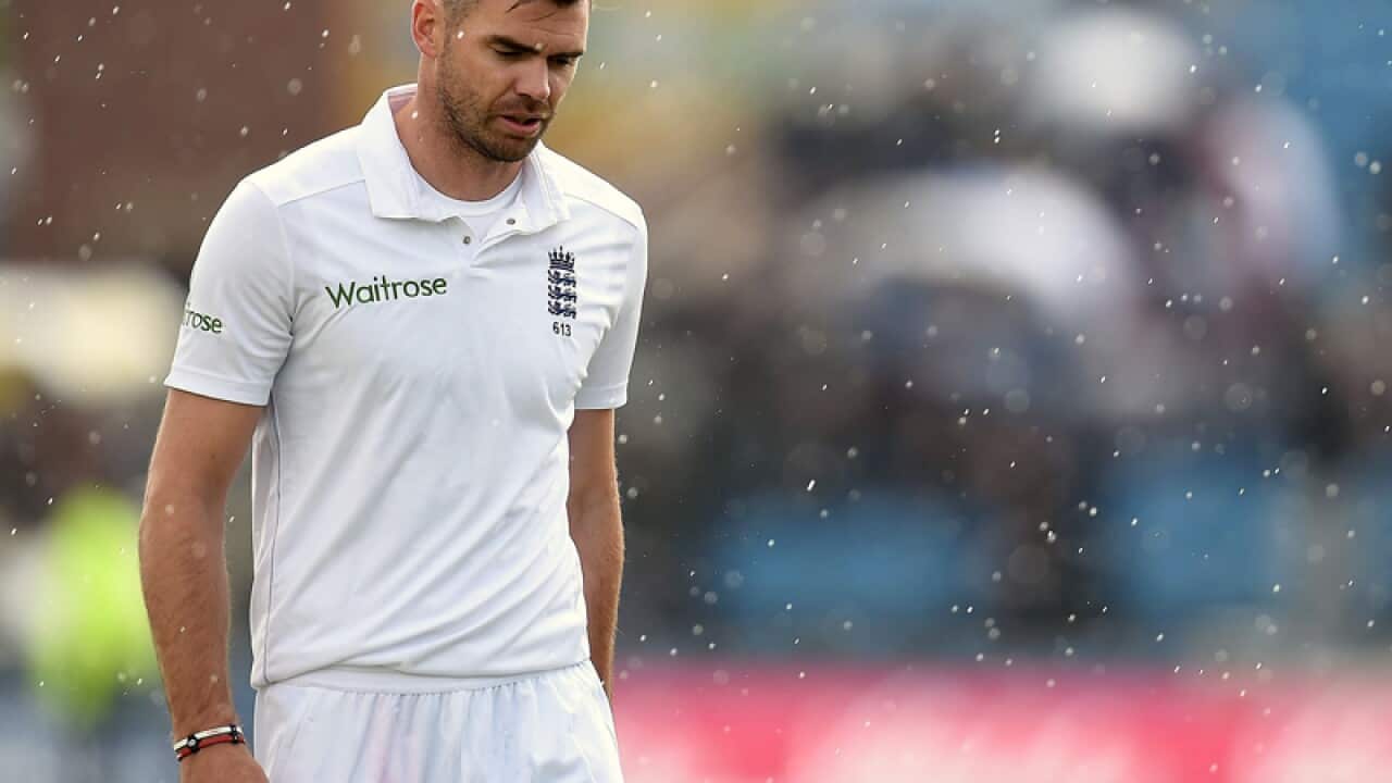 England's James Anderson