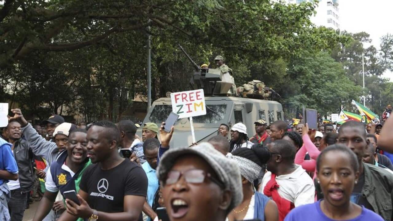 Euphoric crowds march on the streets
