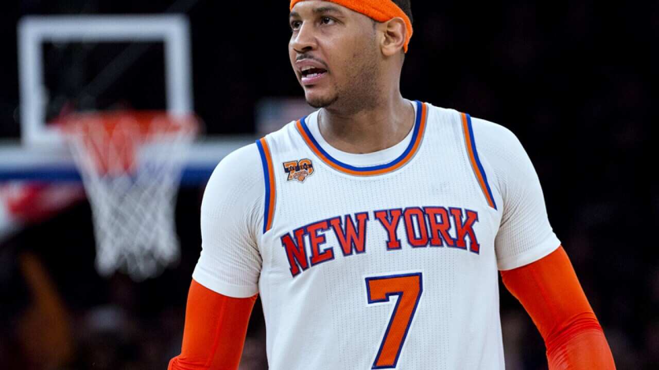 New York Knicks forward Carmelo Anthony