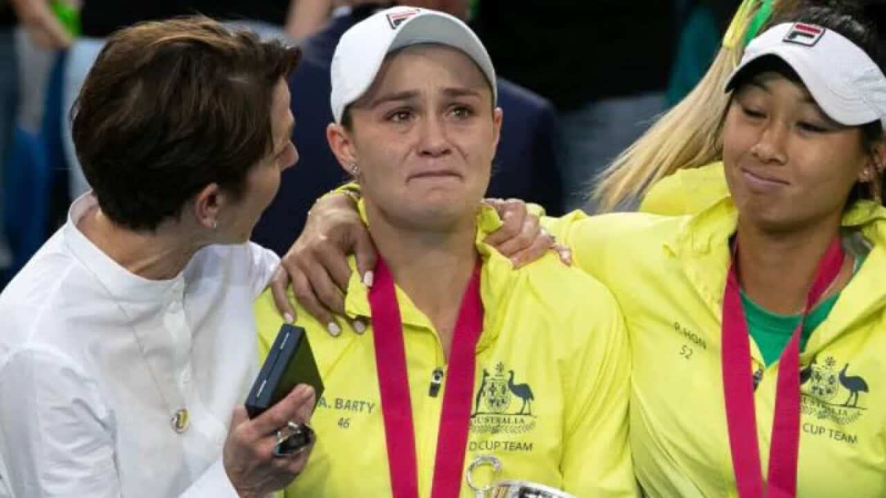 Ash Barty in FED Cup 2019