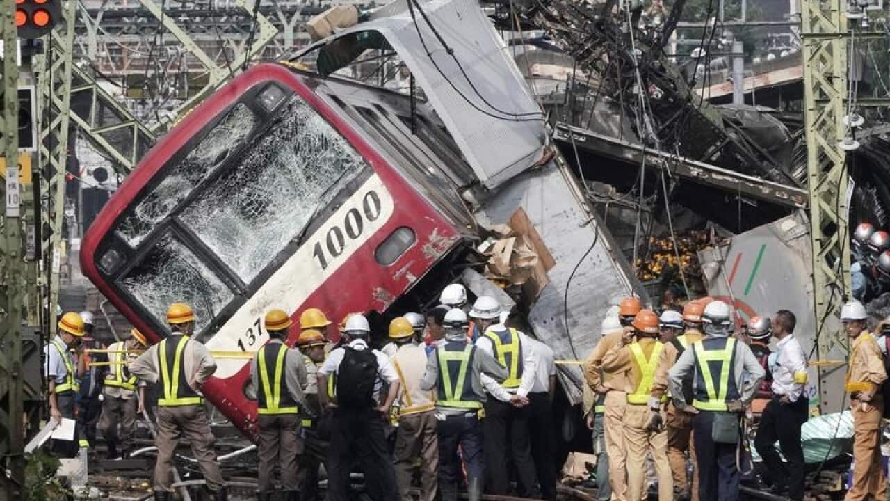 JAPAN TRANSPORT ACCIDENT TRAIN
