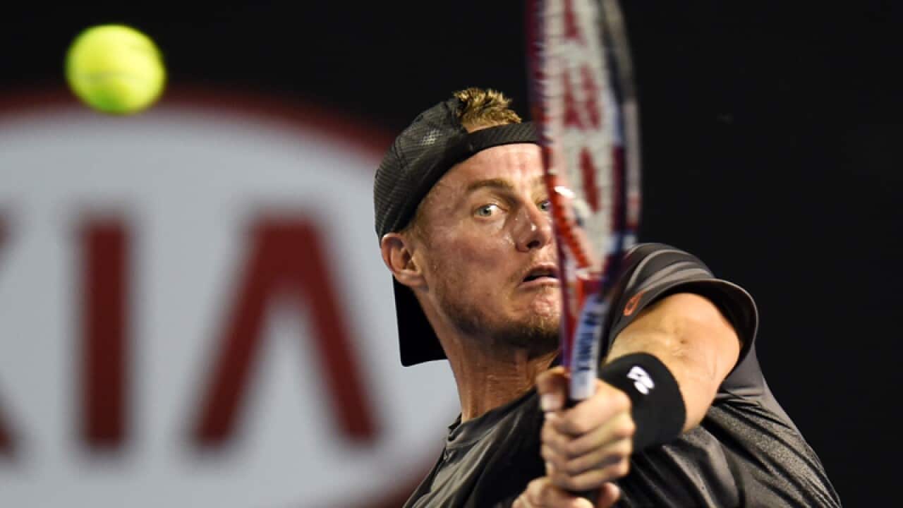 Lleyton Hewitt of Australia