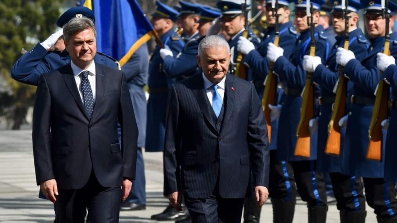 Prime Ministers of Bosnia and Hezegovina and Turkey in Sarajevo