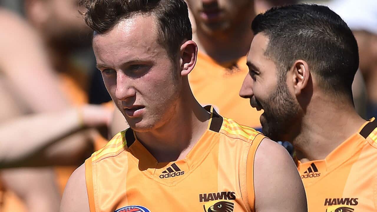 Hawthorn AFL player Billy Hartung