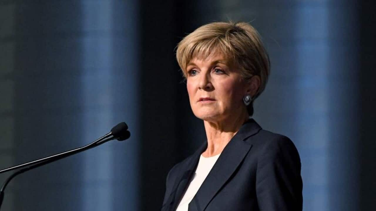 Foreign Minister and Deputy Leader Julie Bishop