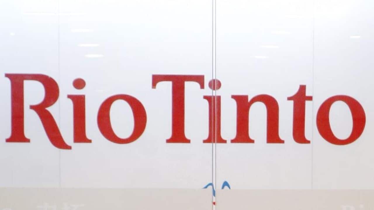 Rio Tinto signage.