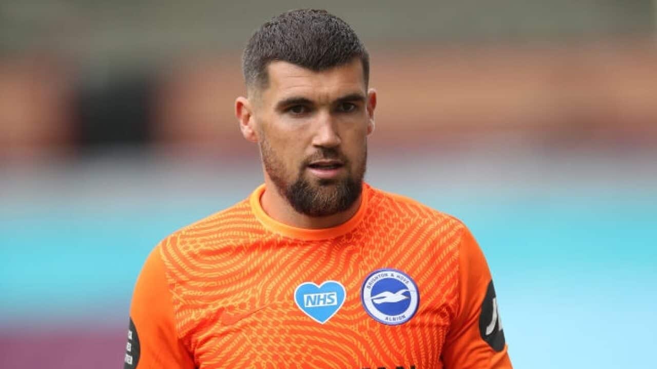 Brighton and Hove Albion goalkeeper Mat Ryan