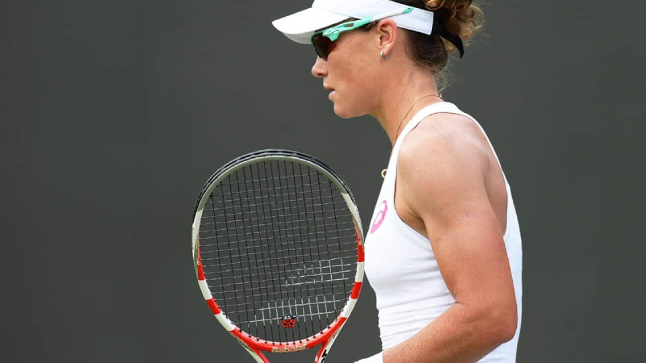 Australian tennis player Samantha Stosur