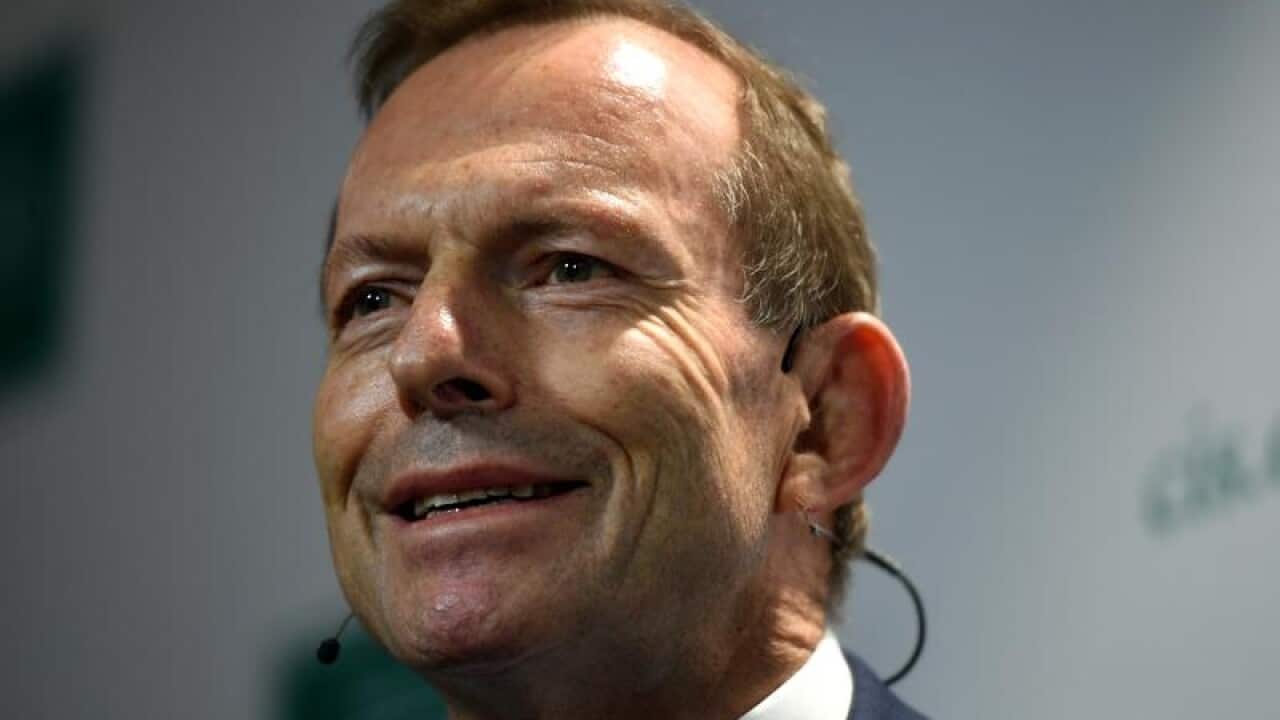 Former prime minister Tony Abbott