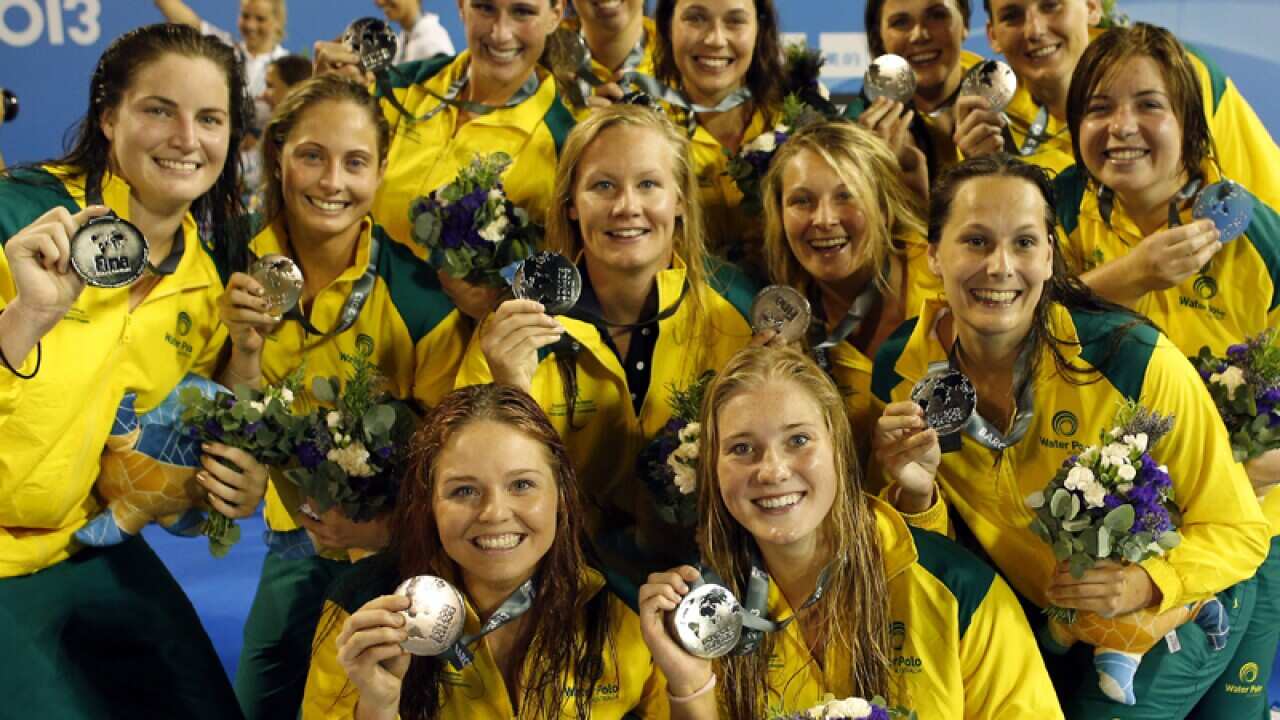 Australia's female water polo team
