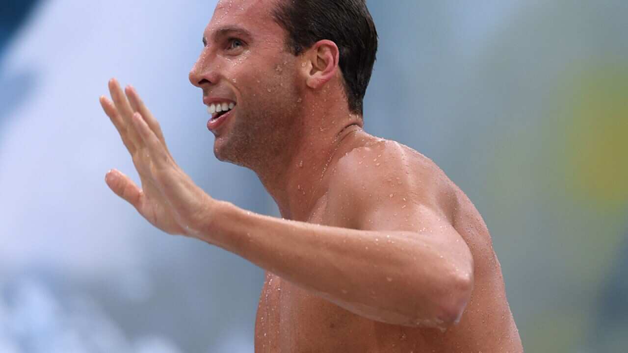 Australian swimmer Grant Hackett