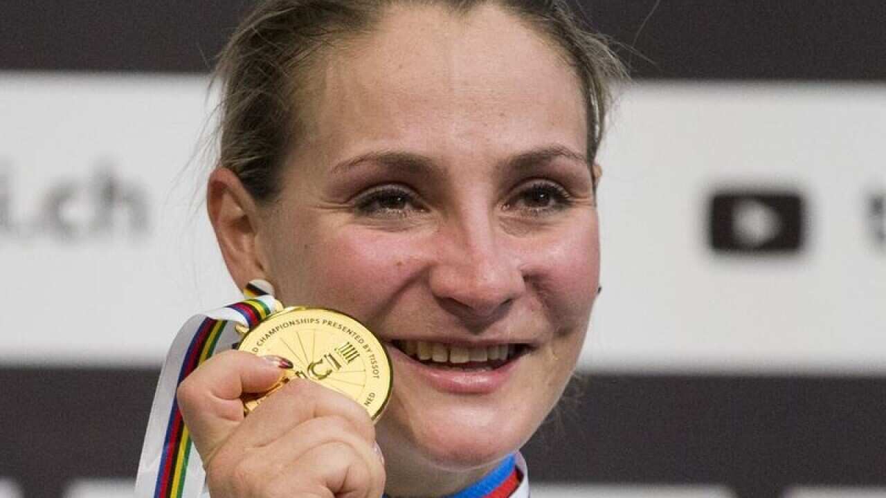 Cycling world champion Kristina Vogel