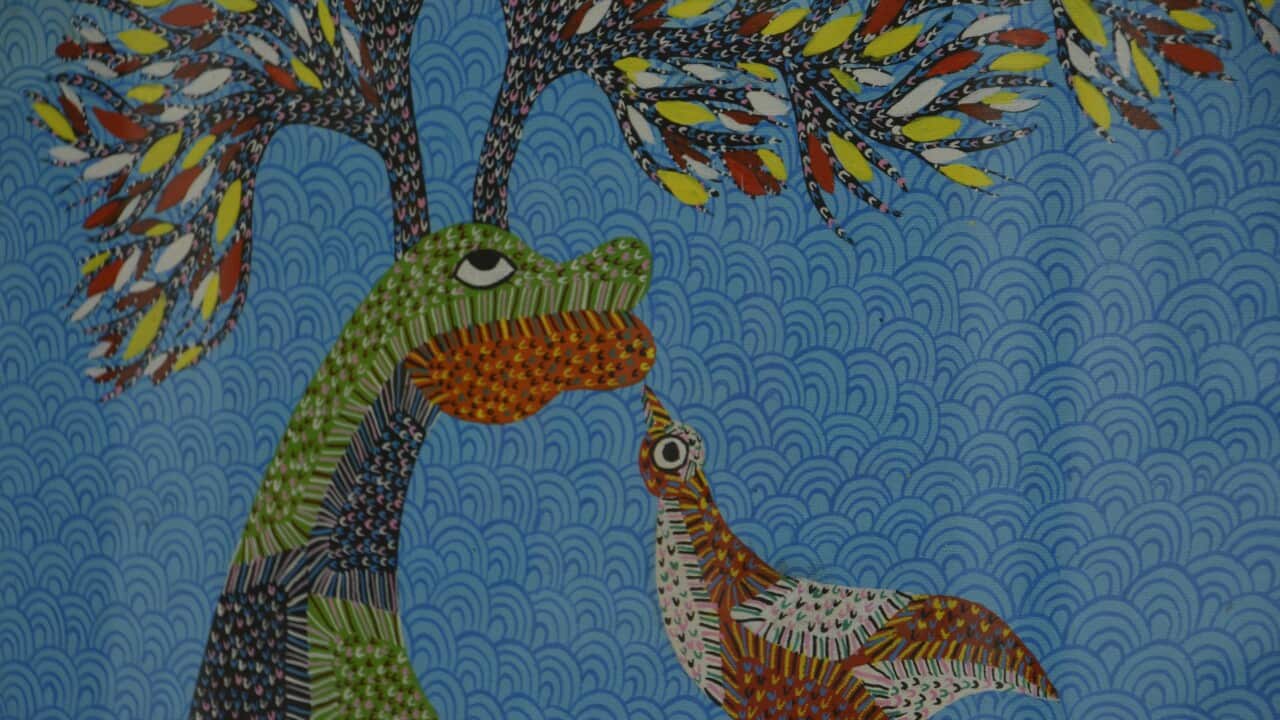 Gond Painting, folk art of Madhya Pradesh, India