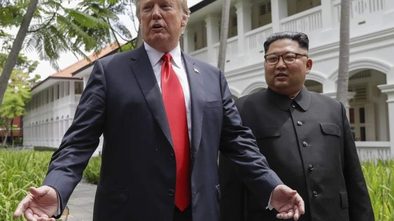 US President Donald Trump and North Korea leader Kim Jong-un