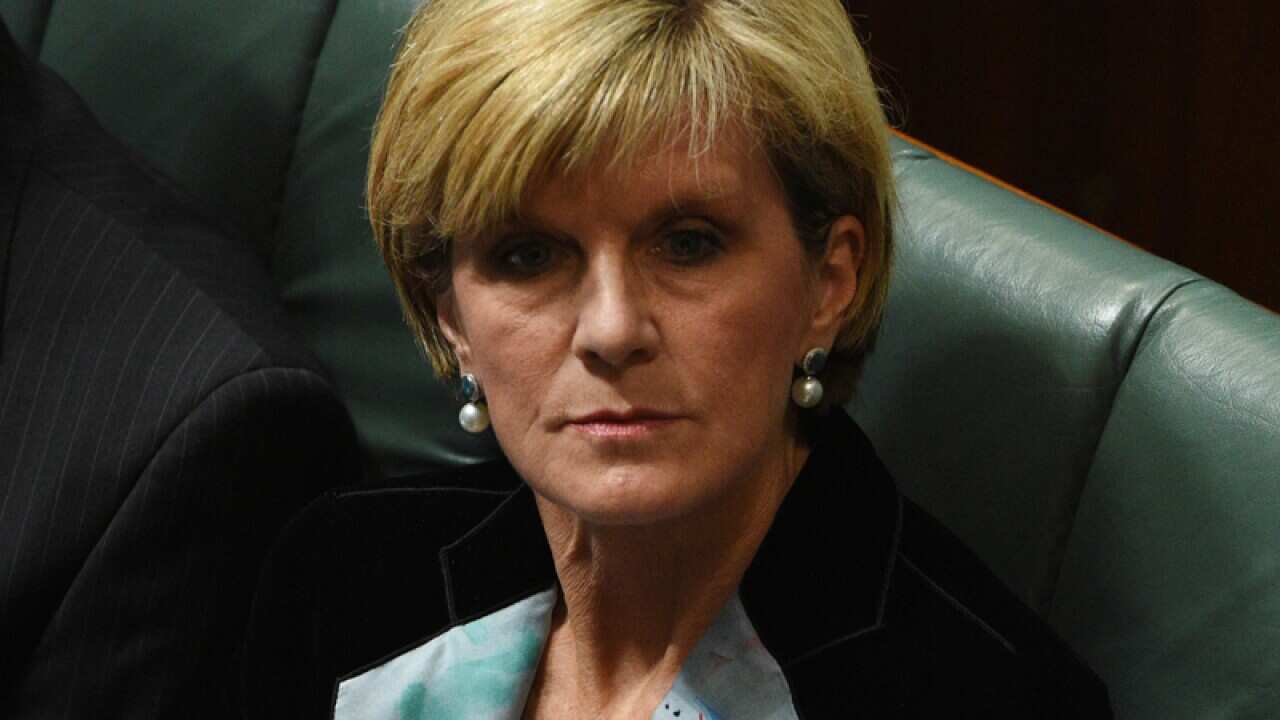Federal Minister for Foreign Affairs Julie Bishop.