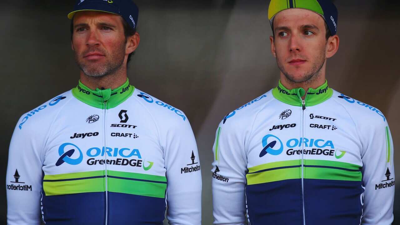 Michael Albasini and Simon Yates