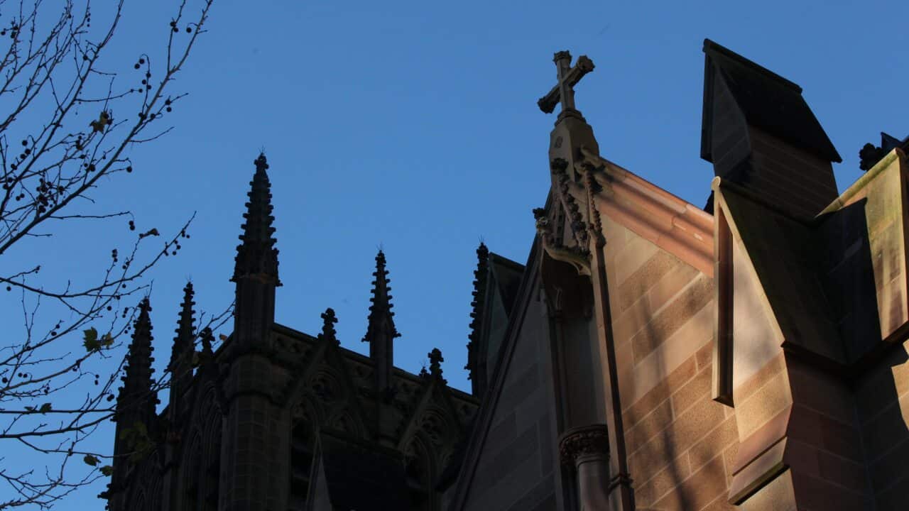 A church