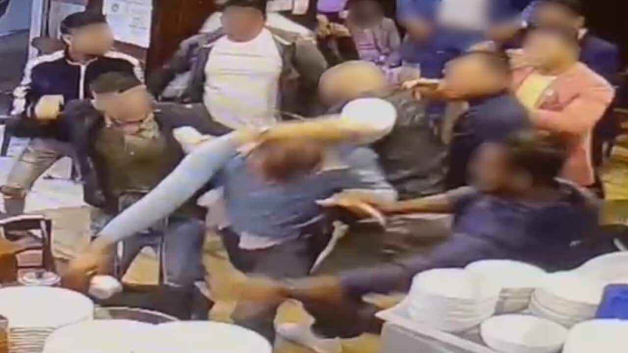 screenshot from a cctv footage of the alleged incident
