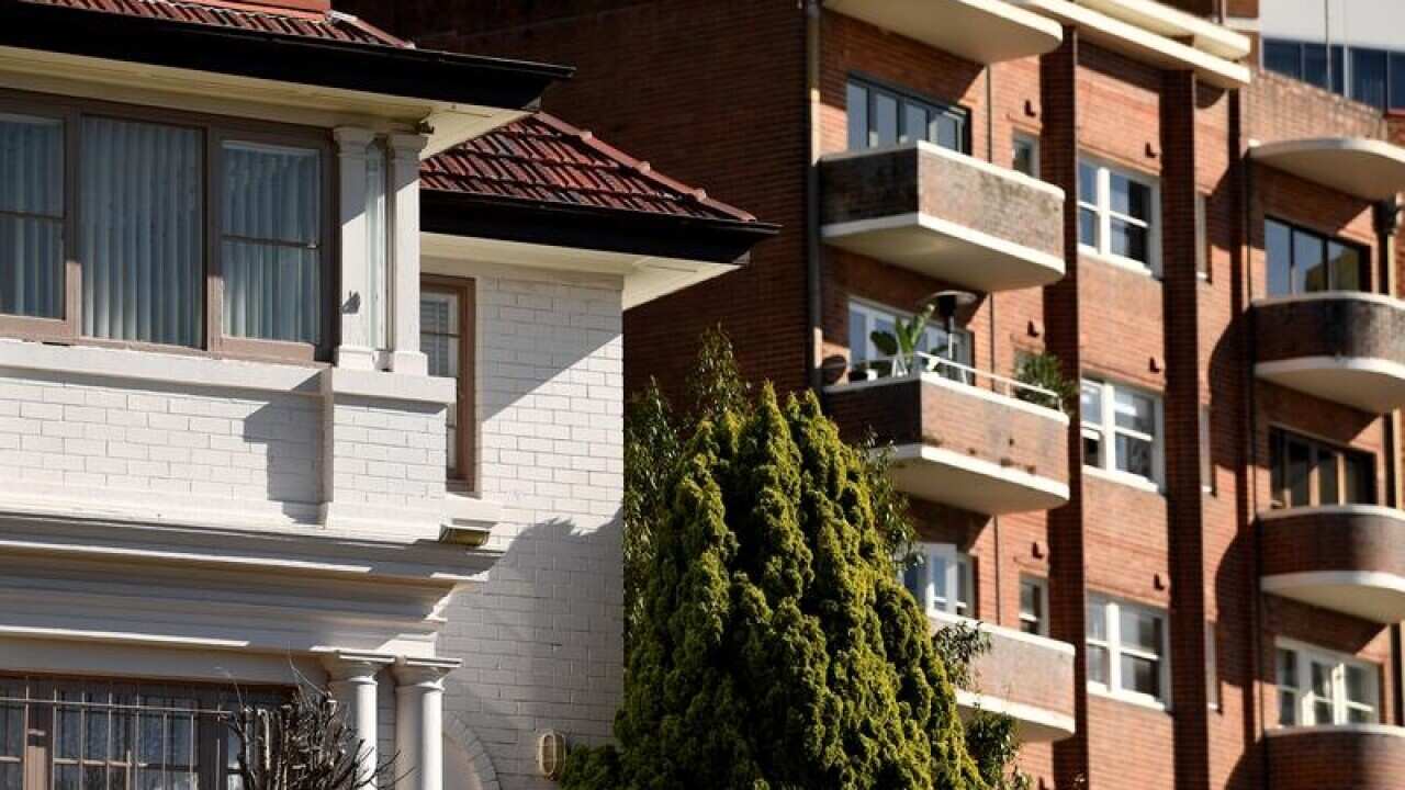 Residential housing in Sydney's inner east.