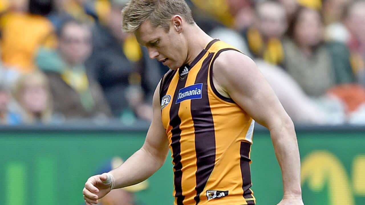 Hawthorn midfielder Sam Mitchell
