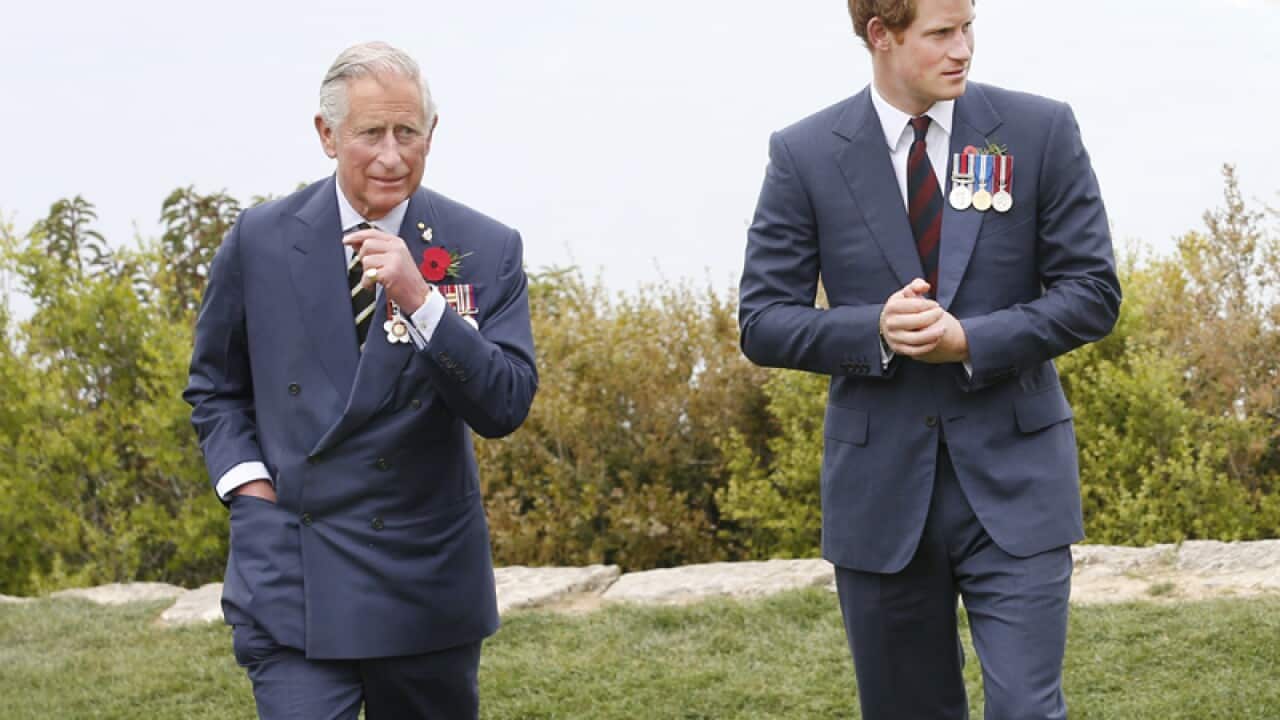 Prince Charles and Prince Harry
