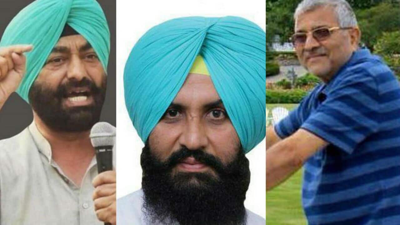 Sukhpal Singh Khaira, Simarjeet Singh Bains and Dharamvir Gandhi