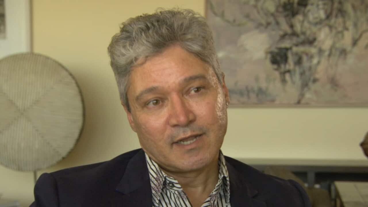 SBS World News presenter Anton Enus.